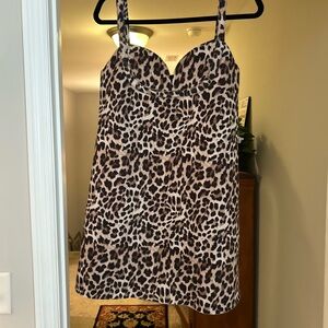 Anthropologie Leopard Print Dress